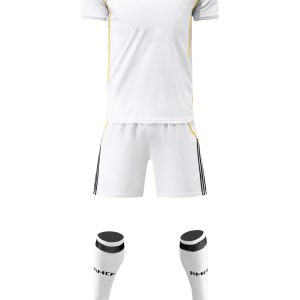 Professional football match uniform set