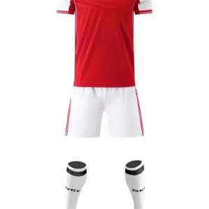 A football set with a possession-based style