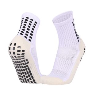 Blue anti-slip socks